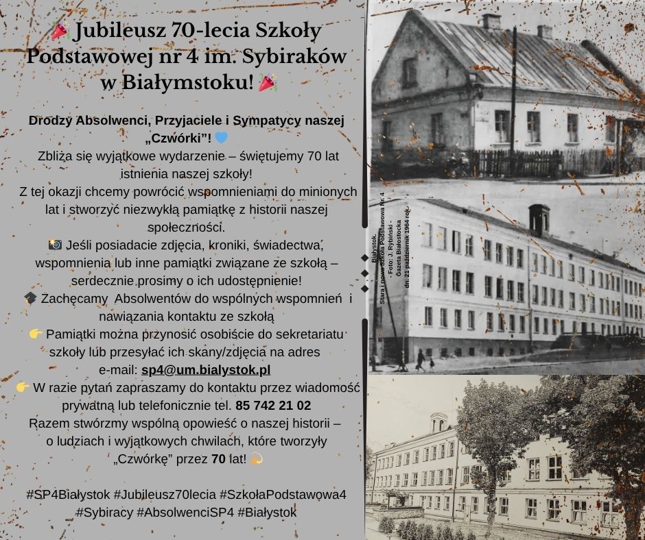 Białystok. Stara i nowa Szkoła Podstawowa Nr. 4 - Foto J. Rybiński - Gazeta Białostocka dn. 21 październik 1964 rok. (1).jpg