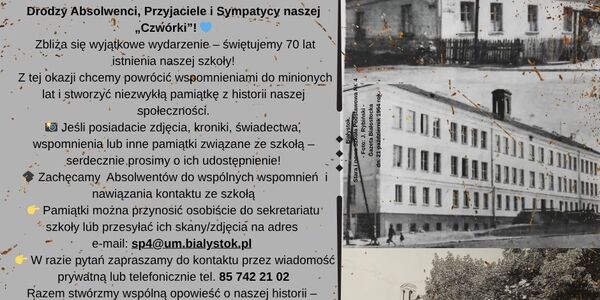 Białystok. Stara i nowa Szkoła Podstawowa Nr. 4 - Foto J. Rybiński - Gazeta Białostocka dn. 21 październik 1964 rok. (1).jpg
