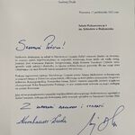 Podziękowanie od Prezydenta