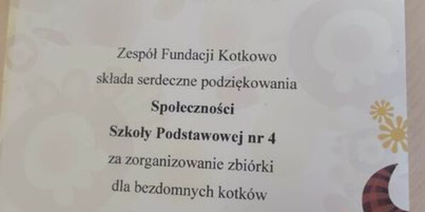 Dyplom dla szkoły od Fundacji Kotkowo .jpg